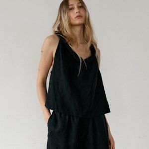 Brand New Turn Linen Top - Deiji Studios